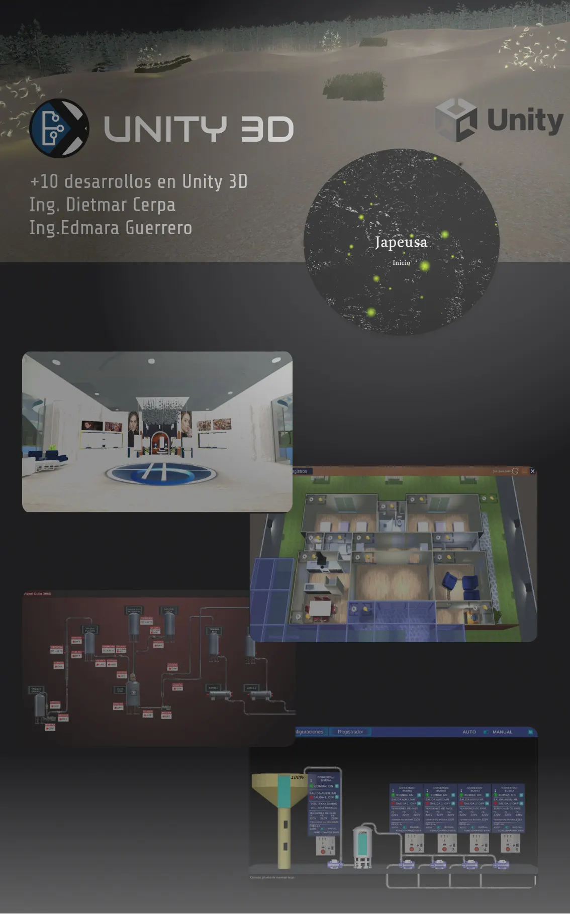 banner de desarrollos en Unity3D